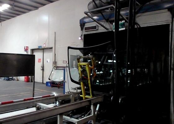 Porcellana Linea di produzione di vetro dell'automobile linea dell'adesivo dello specchio della stazione del bottone del retrovisore fornitore